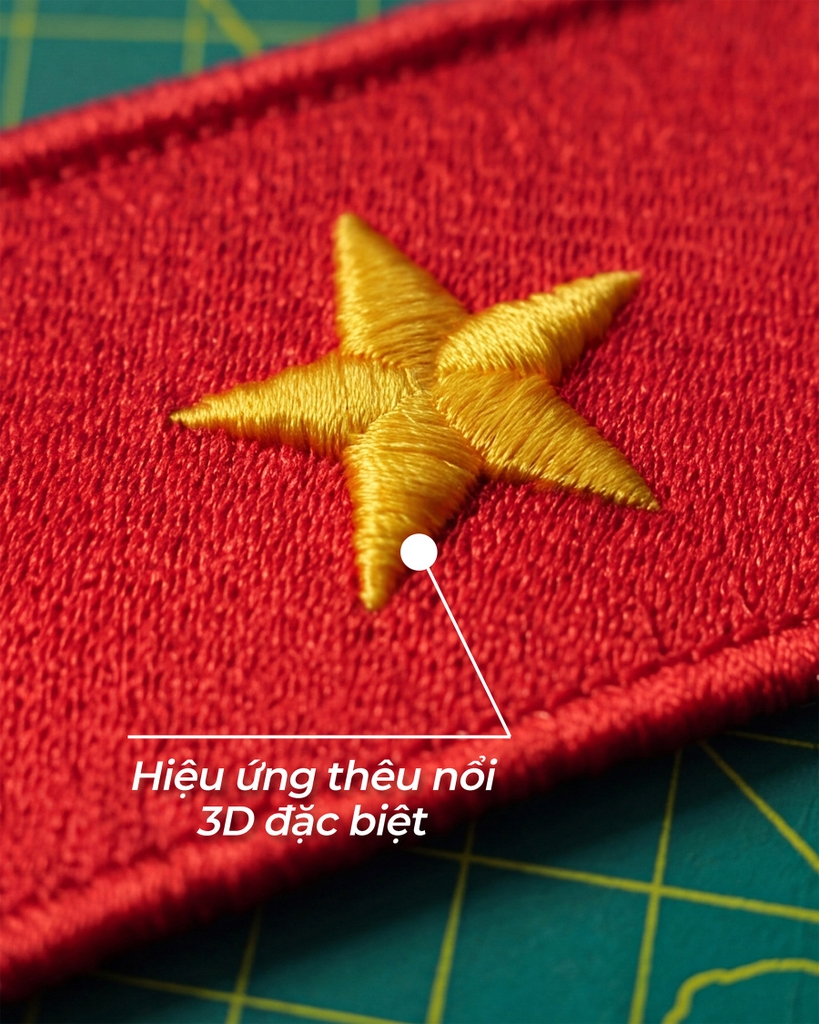Patch Thêu - Cờ Việt Nam