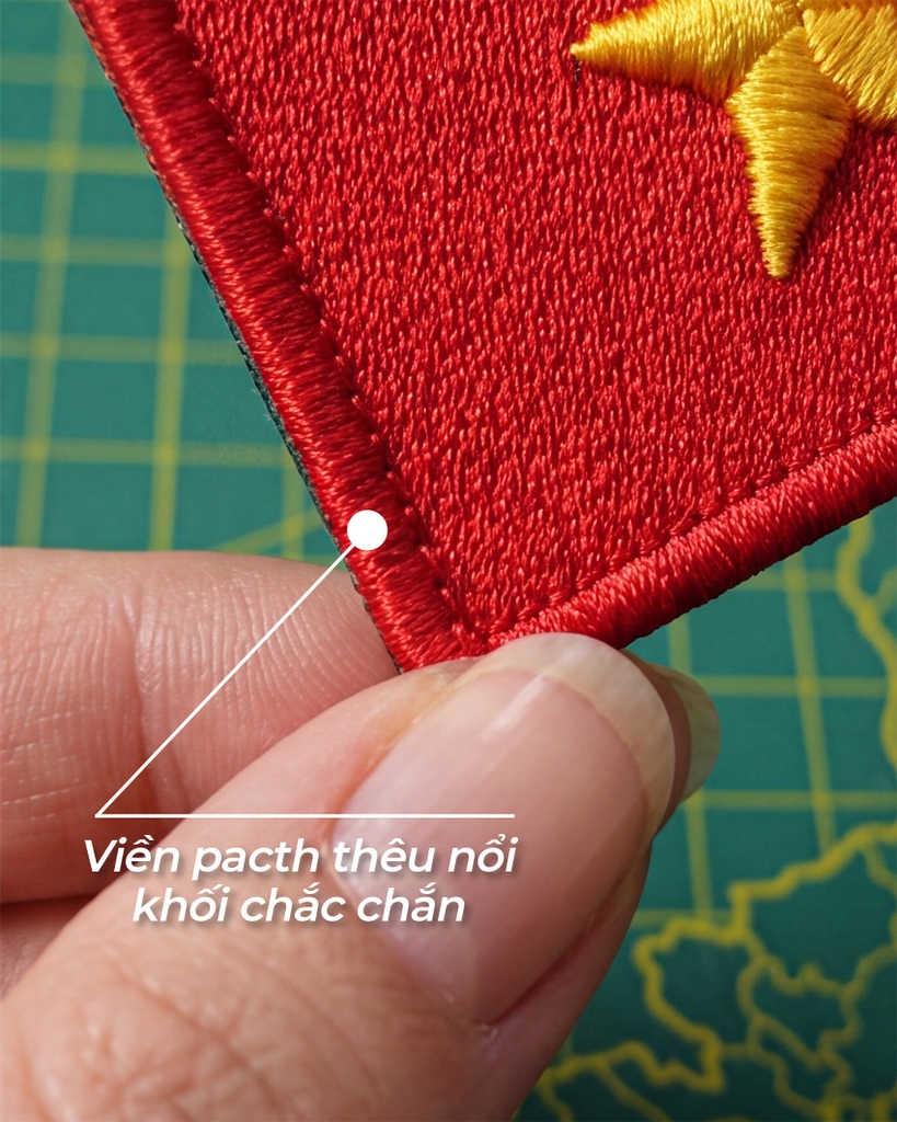 Patch Thêu - Cờ Việt Nam