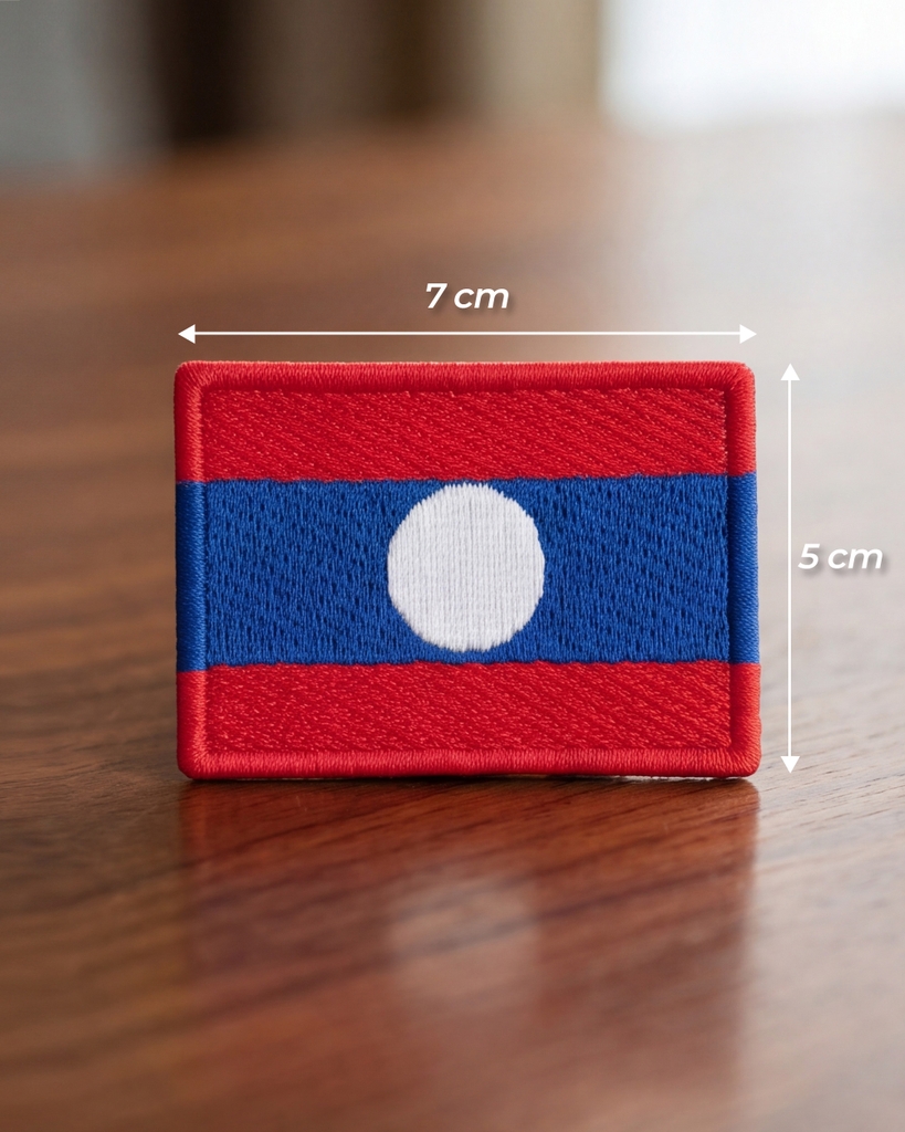 Patch Thêu - Cờ Lào