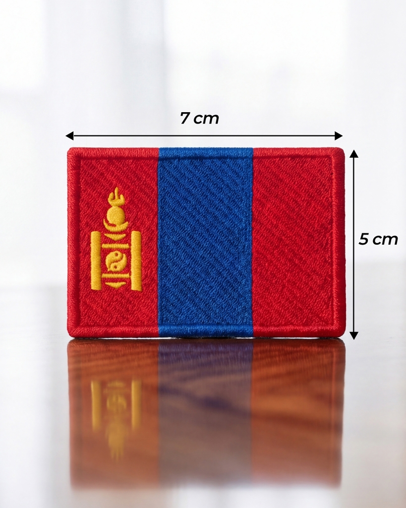 Patch Thêu - Cờ Mông Cổ