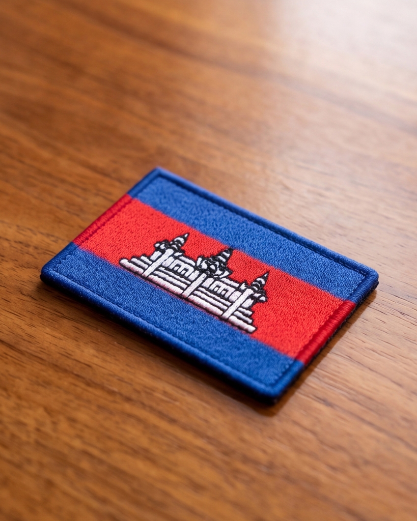 Patch Thêu - Cờ Campuchia