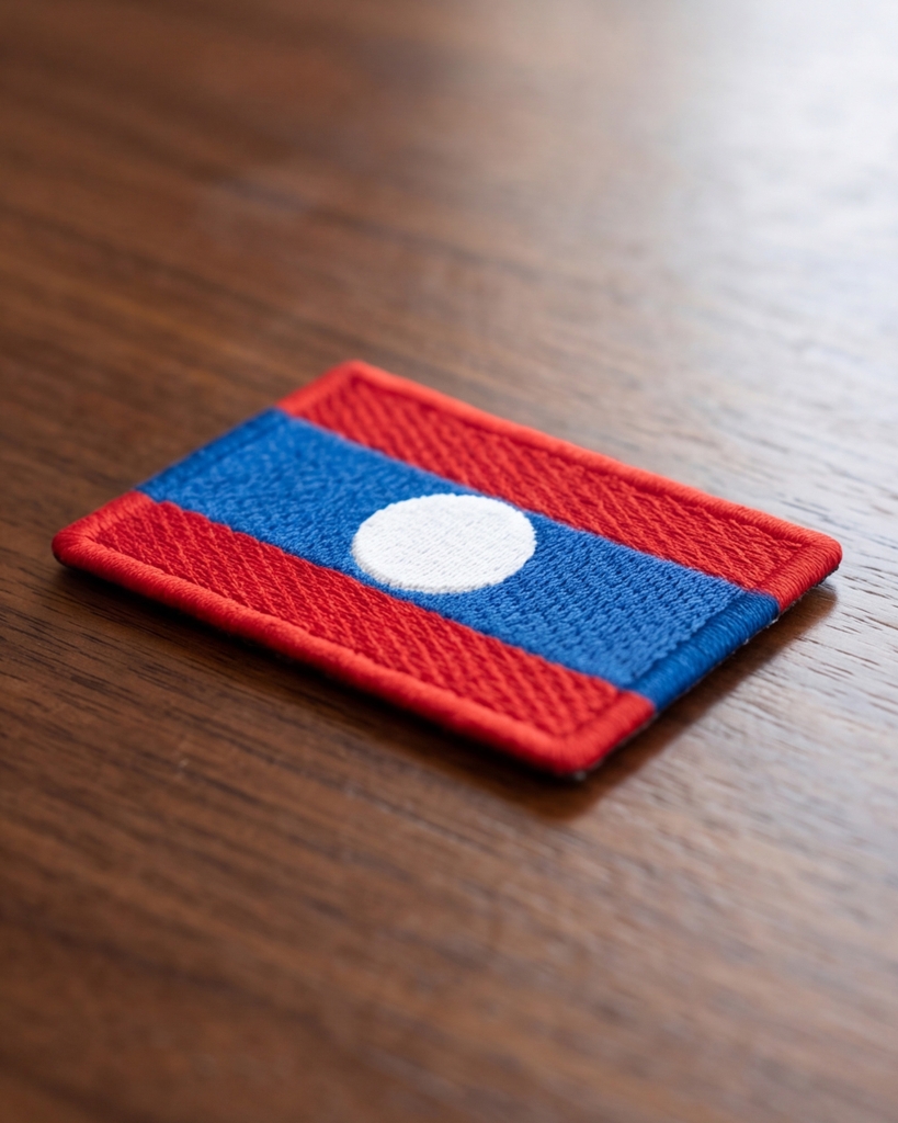 Patch Thêu - Cờ Lào