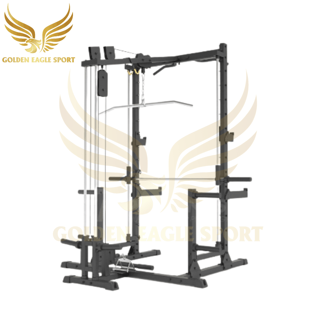 Impulse IFP1721 Khung gánh tạ đa năng Smith/Rack [Half Cage Smith Machine]