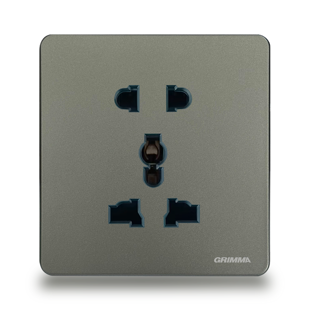 Bộ ổ cắm 2 chấu + 3 chấu Grimma G4SK23