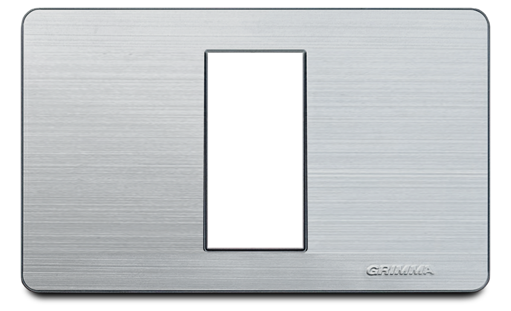 Mặt viền 1 hạt cỡ S thép không gỉ màu xám Grimma G7 series, G7S-M1