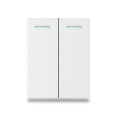 Hạt công tắc đôi 2 chiều size M Grimma G8W series, G8WK2212