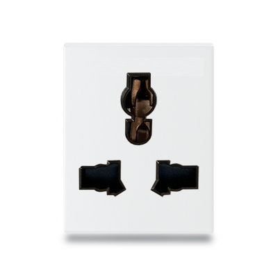 Hạt ổ cắm 3 chấu đa năng size M Grimma G8W series, G8WSK312