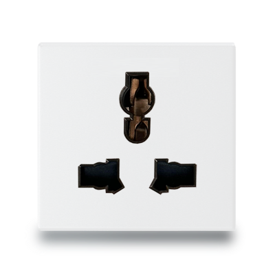 Hạt ổ cắm 3 chấu đa năng size 2S Grimma G8W series, G8WSK323