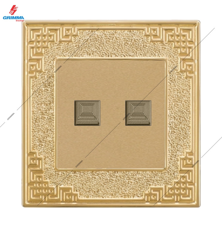 Bộ ổ cắm đôi mạng Grimma GOC2PC