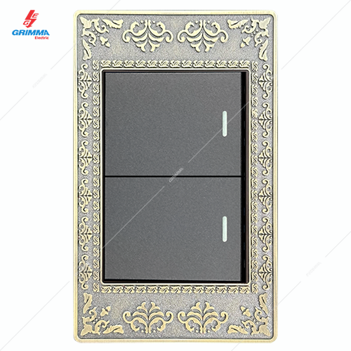 Bộ công tắc đôi 2 chiều GRIMMA G8ZAXK22