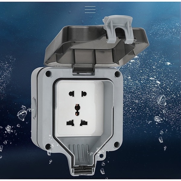Mặt che nước vuông IP66 Grimma 86WP66