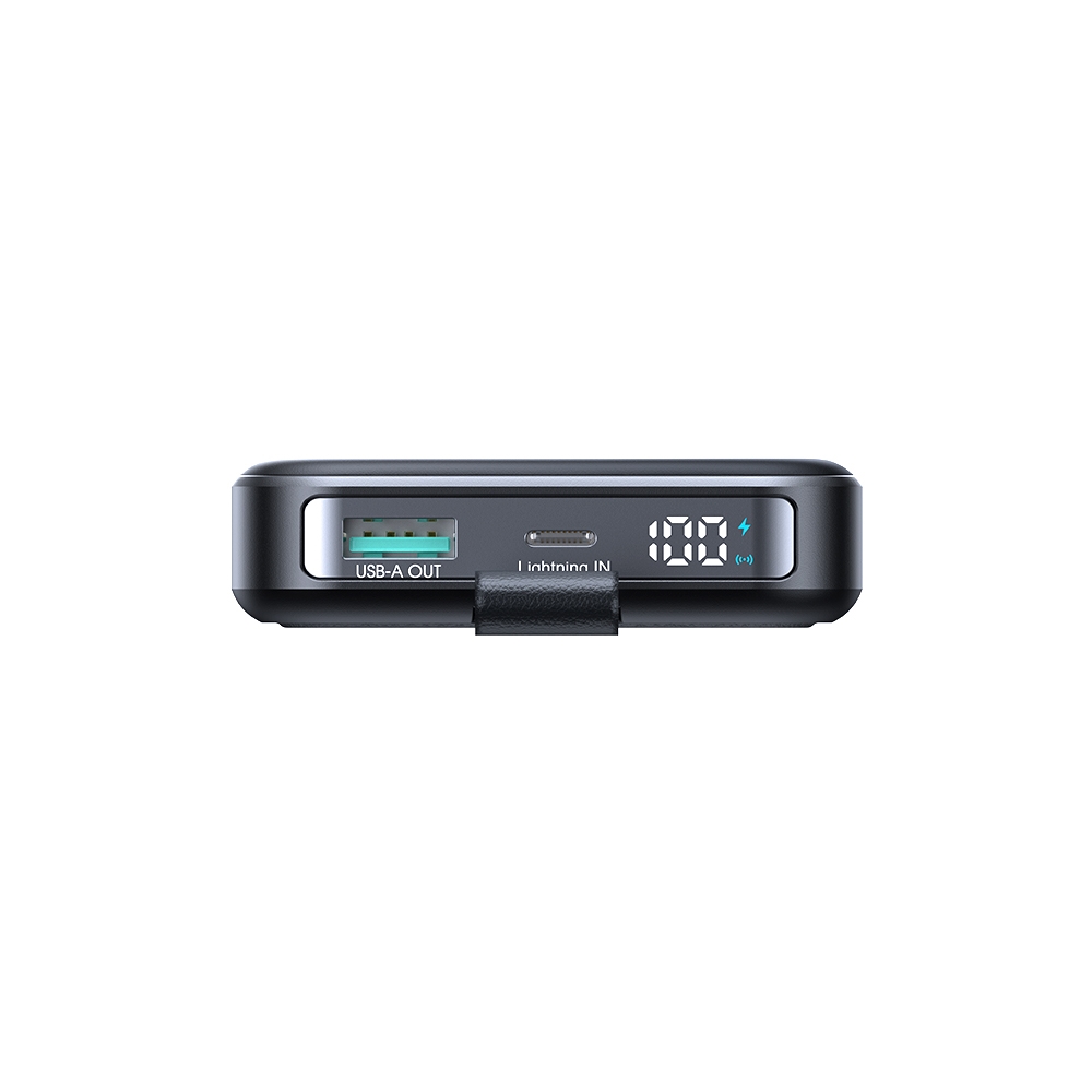 Sạc dự phòng iPhone 22.5W Joyroom PBM11 không dây nam châm tích hợp giá đỡ Kick Stand dùng cho điện thoại không dây iPhone, Samsung tặng kèm cáp sạc C to C