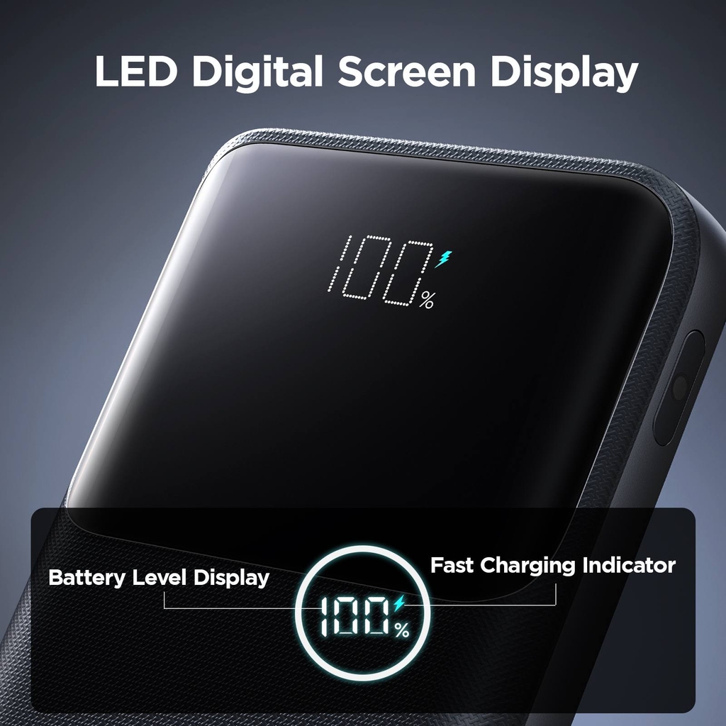 Sạc dự phòng Joyroom QP191 Mini Star công suất 22.5W Power Bank có màn hình hiển thị pin - Chứng nhận CCC - FCC - CE