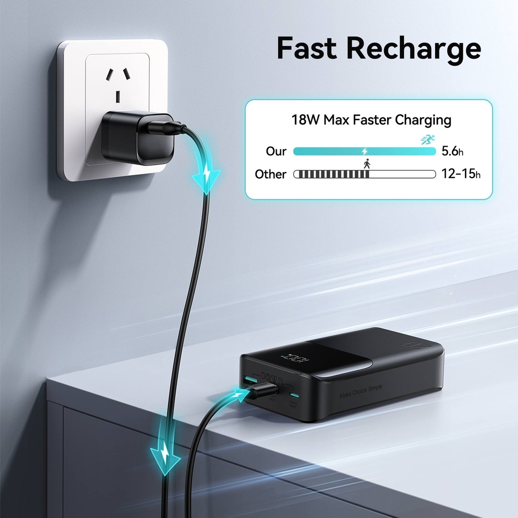 Sạc dự phòng Joyroom QP192 Mini Star công suất 22.5W Power Bank dung lượng 20,000mAh - Chứng nhận CCC - FCC - CE