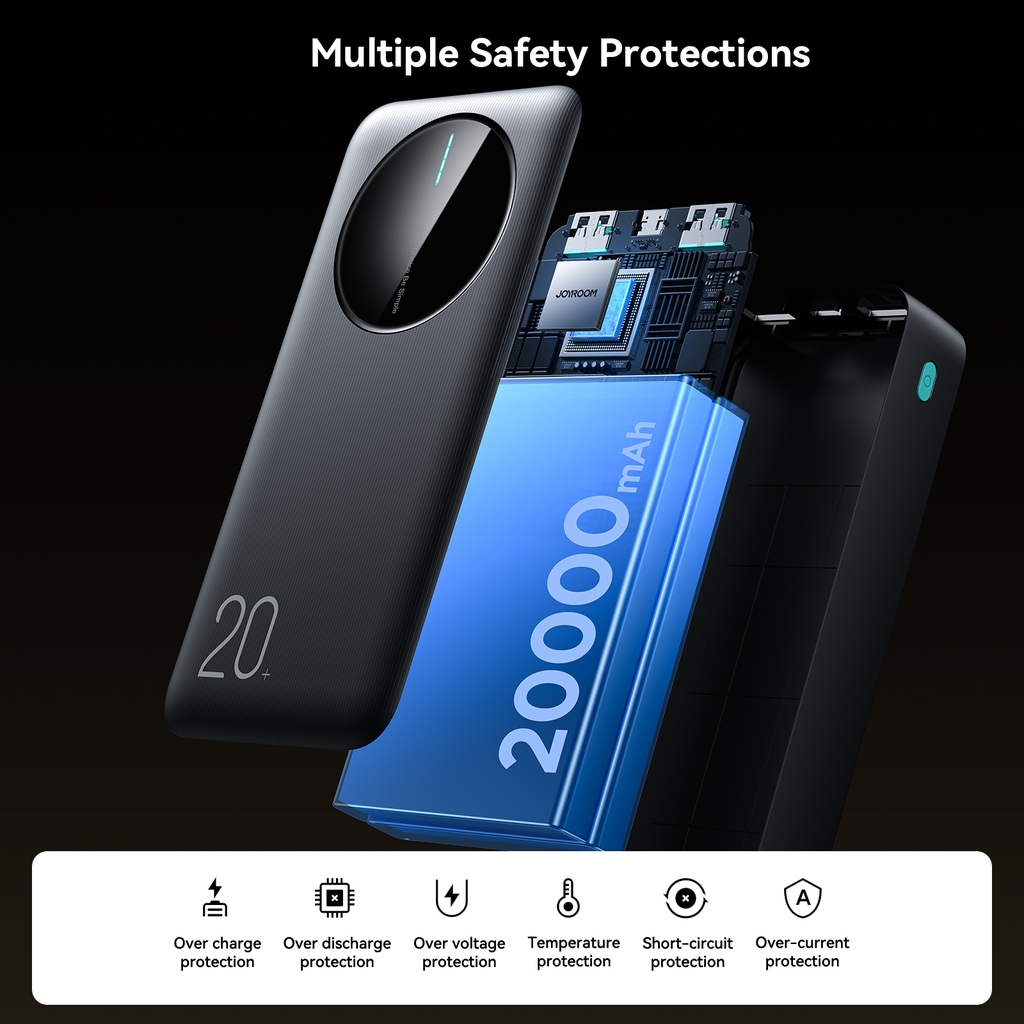 Sạc dự phòng 20000mAh Joyroom PBF14 sạc nhanh 2.4A đèn hiển thị dung lượng