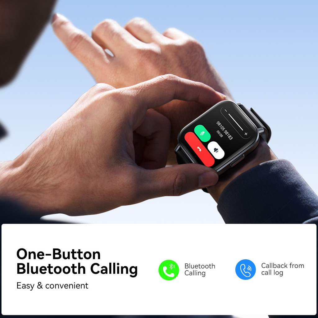 Đồng hồ thông minh Joyroom FT3s Fit life Series Smart Watch tích hợp hơn 90 môn thể thao và đo sức khỏe nhịp tim, huyết áp, SPO2 màn hình sắc nét