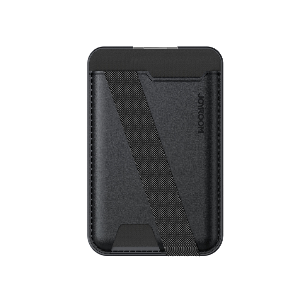 Ví da iPhone Joyroom ZS432 MagSafe Wallet nam châm, aluminum alloy, giá đỡ đa năng
