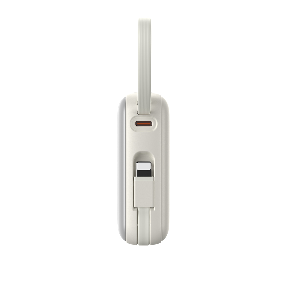 Sạc dự phòng JOYROOM 10000mah PBF27 22.5W siêu nhỏ tích hợp cáp sạc Type C và Lightning dùng cho iPhone 16 , Samsung S24 , Fold