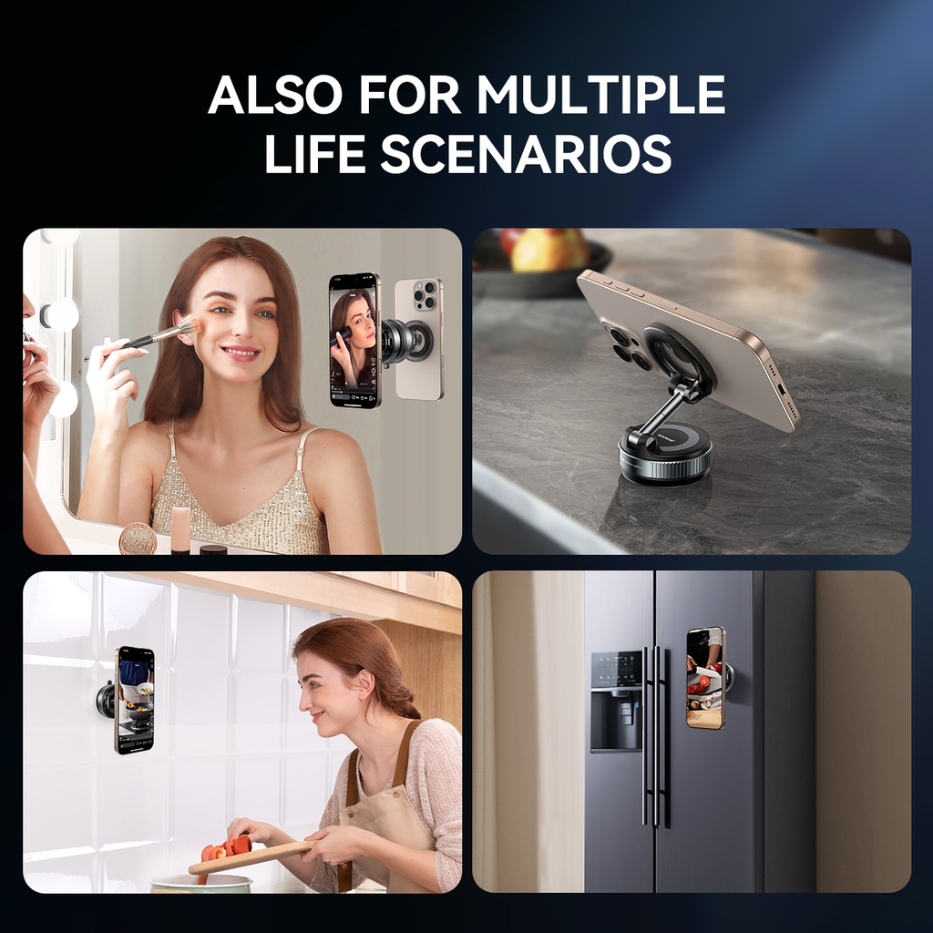 Giá đỡ điện thoại hút chân không Joyroom ZS501 dùng cho xe hơi, văn phòng