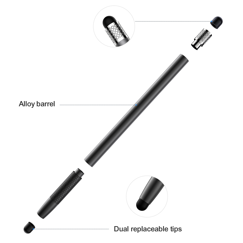 Bút cảm ứng Joyroom DR01 passive stylus pen dùng cho điện thoại cảm biến điện dung, máy tính bảng, laptop 