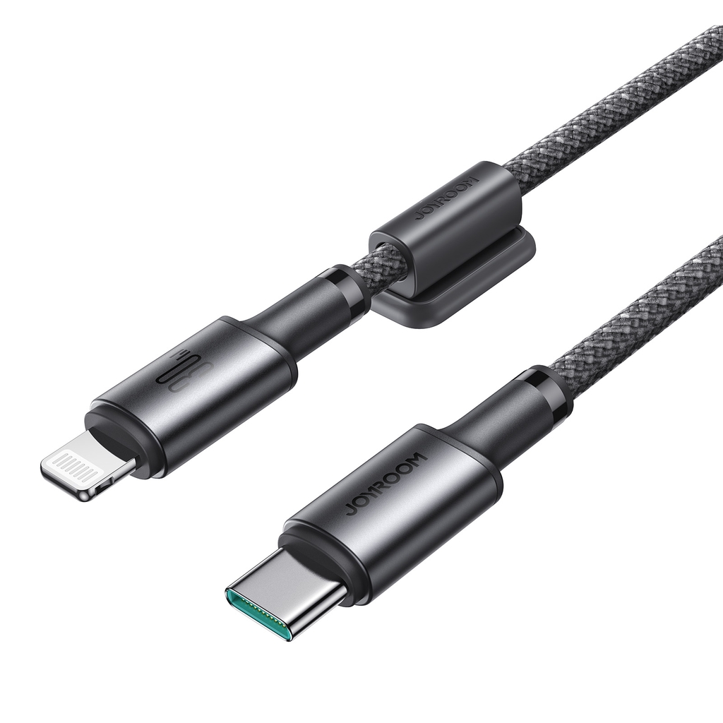 Cáp sạc Joyroom A50 Unlimited tích hợp bộ cố định nam châm sạc nhanh 30W truyền dữ liệu C to Lighning dùng cho iPhone, iPad