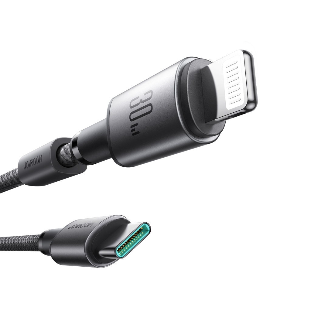 Cáp sạc Joyroom A50 Unlimited tích hợp bộ cố định nam châm sạc nhanh 30W truyền dữ liệu C to Lighning dùng cho iPhone, iPad