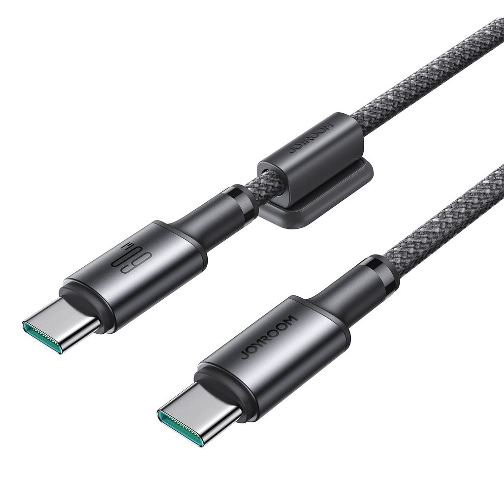 Cáp sạc Joyroom A50 Unlimited tích hợp bộ cố định nam châm sạc nhanh 60W truyền dữ liệu C to C dùng cho iPhone, iPad