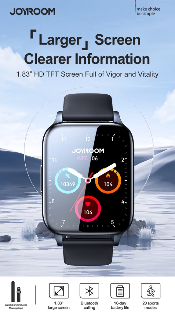 Đồng hồ thông minh Joyroom Fit Life FT3 Smart Watch