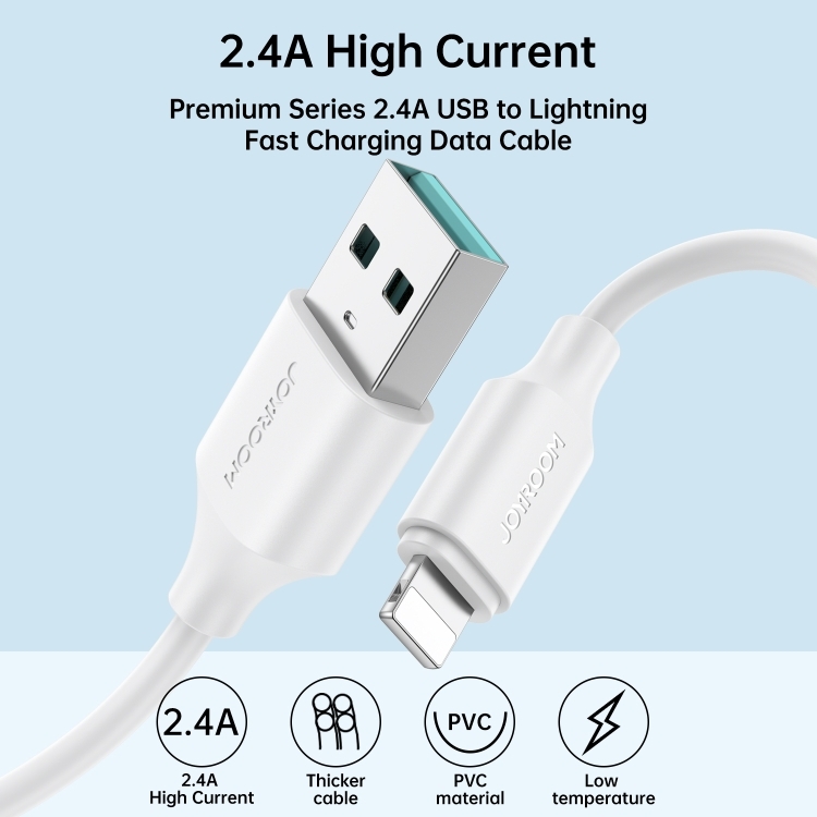 Cáp sạc Joyroom S-UL012A9 2.4A USB iPhone Fast Charging Data Cable