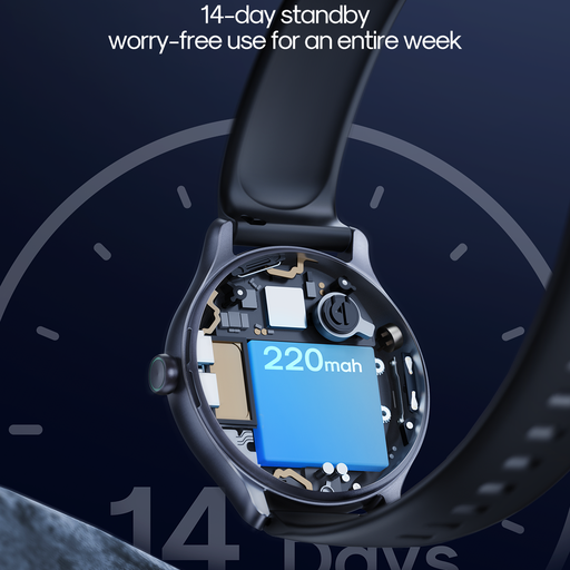 Đồng hồ thông minh Joyroom FC1 Classic Series Smart Watch thể thao chống nước với 20 môn thể thao, đo huyết áp, nhịp tim