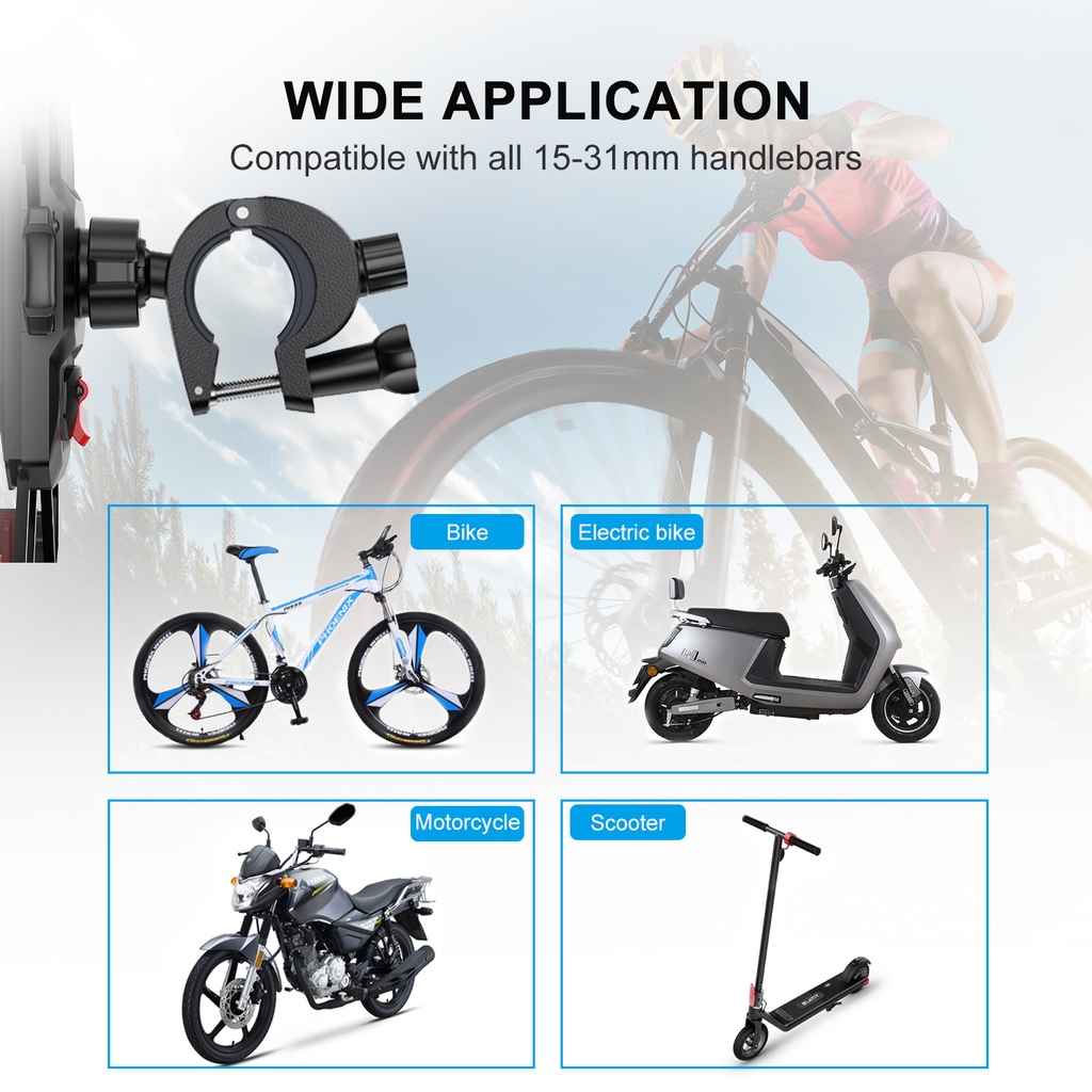 Giá đỡ điện thoại Joyroom JZS288 xe đạp thể thao và xe máy Bike Phone Mount