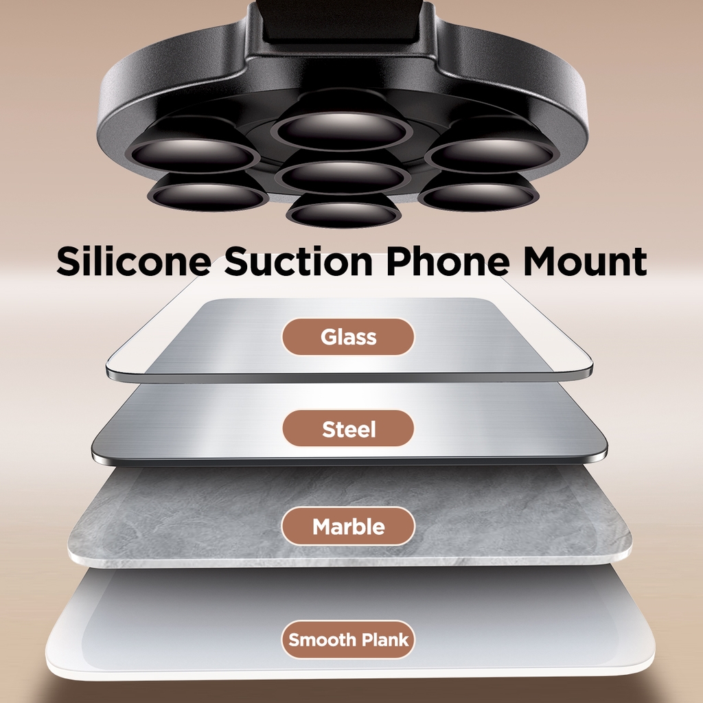 Giá đỡ từ tính silicone hút chân không Joyroom ZS393 Magnetic Suction Phone Mount