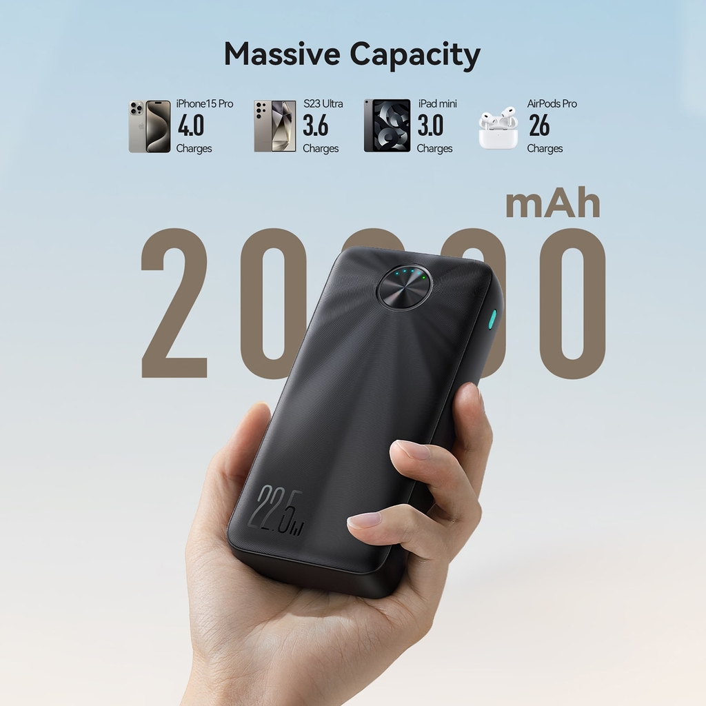 Sạc dự phòng 22.5W Joyroom PBF16 LED Fast Charging Power Bank 20000mAh