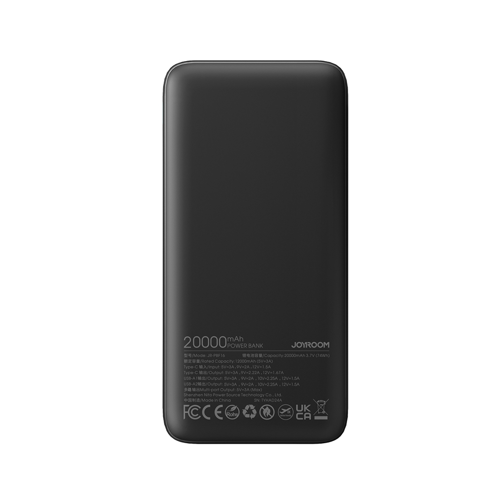 Sạc dự phòng 22.5W Joyroom PBF16 LED Fast Charging Power Bank 20000mAh