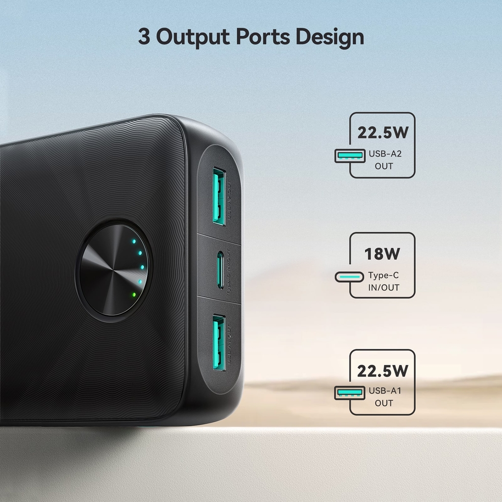 Sạc dự phòng 22.5W Joyroom PBF16 LED Fast Charging Power Bank 20000mAh