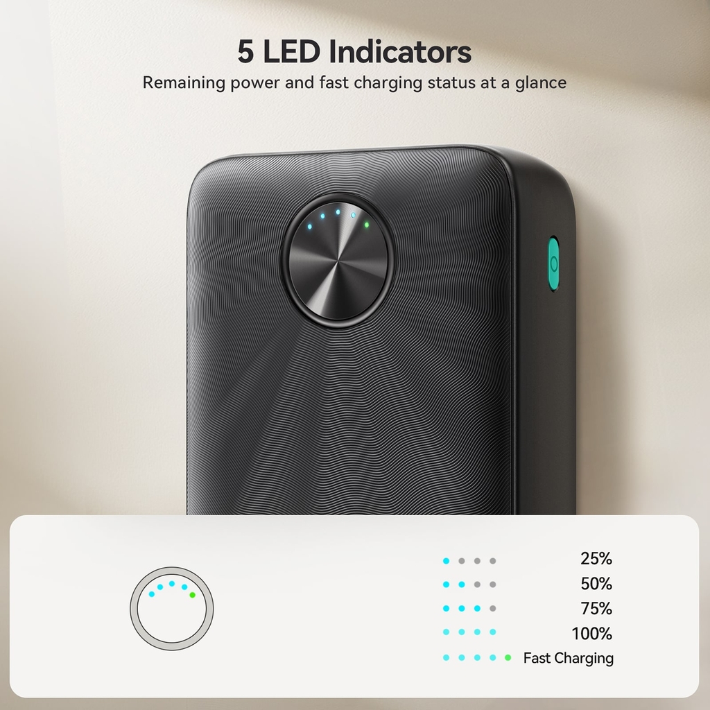 Sạc dự phòng 22.5W Joyroom PBF16 LED Fast Charging Power Bank 20000mAh