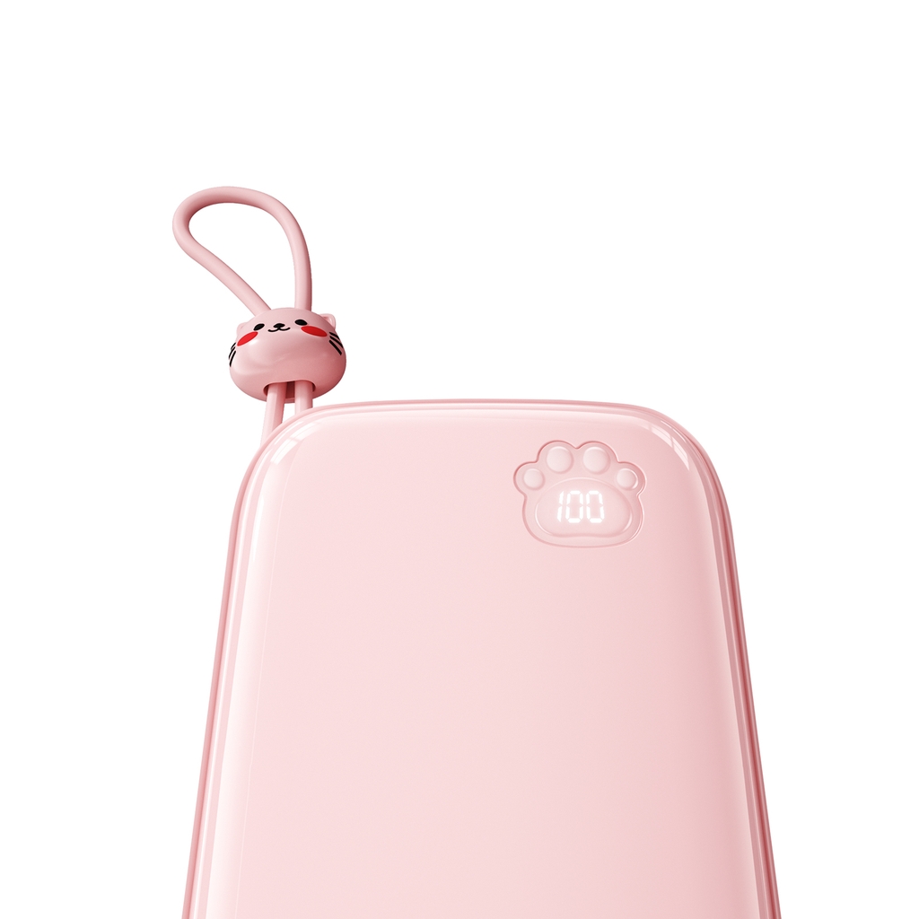 Sạc dự phòng iPhone Joyroom Cuties 22.5W Plus 20000mAh tích hợp 2 dây sạc USBC + iPhone