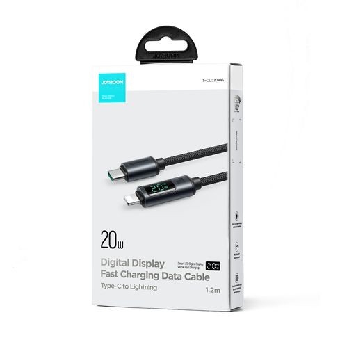 Cáp sạc iPhone Joyroom Prism Series Digital Display Fast Charging Data Cable có màn hình hiển thị công suất nhiều phiên bản sạc type c công suất lên 100w