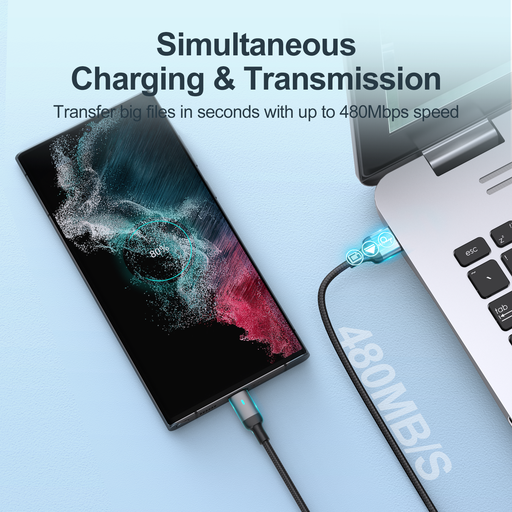 Dây sạc nhanh Joyroom UC027A10 Extraordinary Series 3A USB to Type C Fast Charging Data Cable