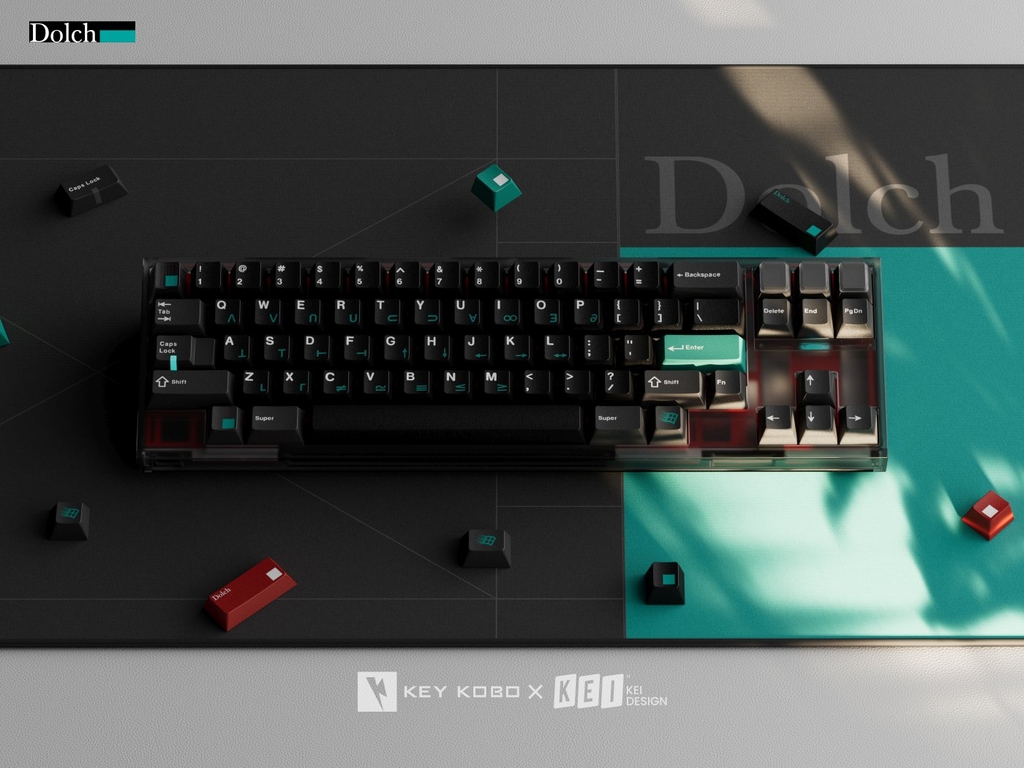 Bộ keycap Key Kobo Dolch Cadet (Cherry profile / ABS Triple-shot)