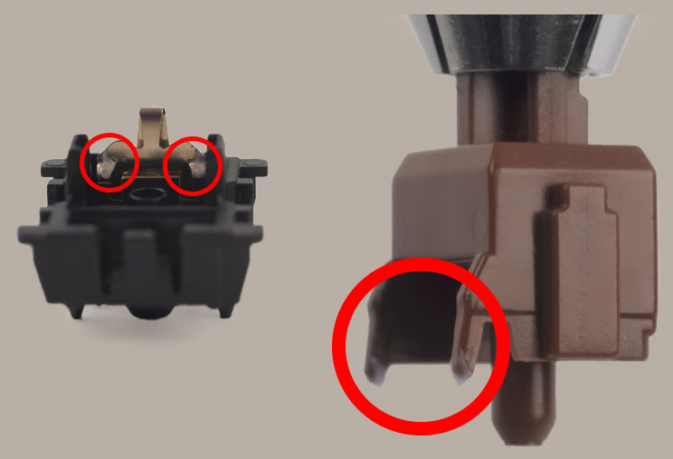 Cherry MX2A Brown switch (Unlubed)