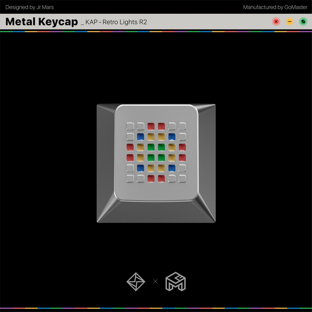 Bộ keycap KAP Retro Lights R2 (Cherry profile / PBT Double-shot)