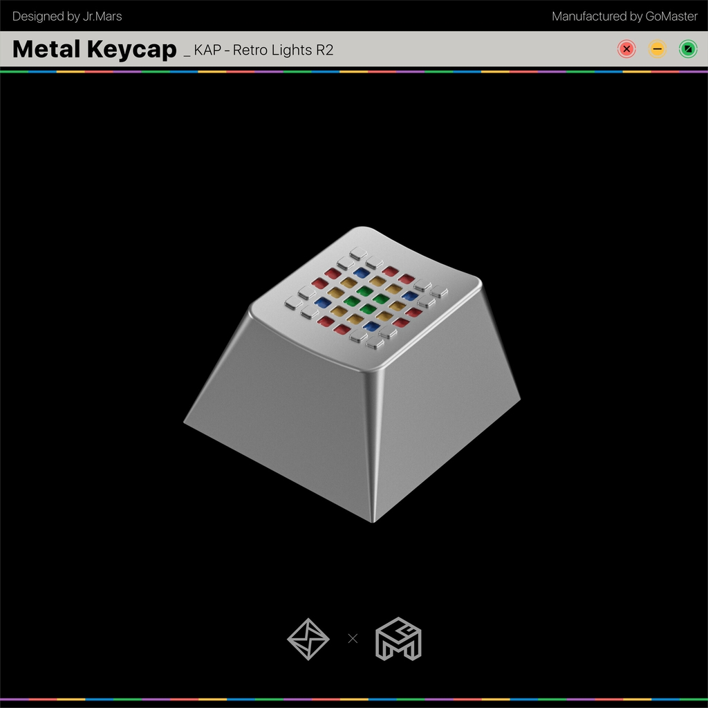 Bộ keycap KAP Retro Lights R2 (Cherry profile / PBT Double-shot)