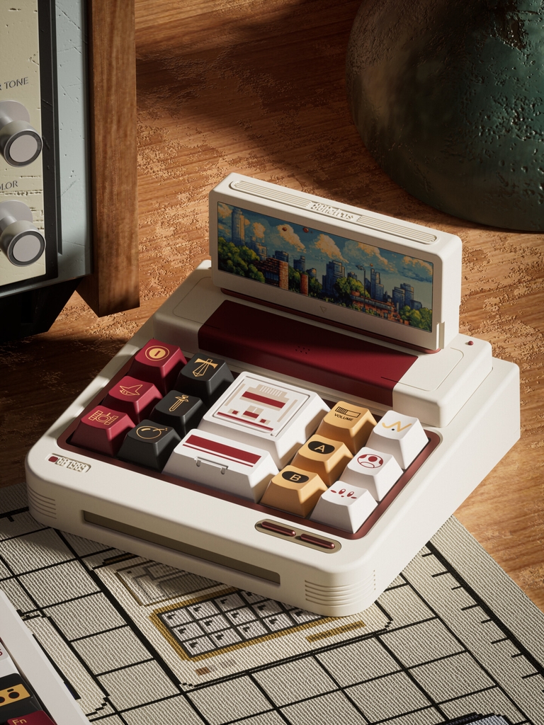 Bộ keycap 80Retros FC1983 (Cherry profile / PBT Ink-Printing + ABS Double-Shot)