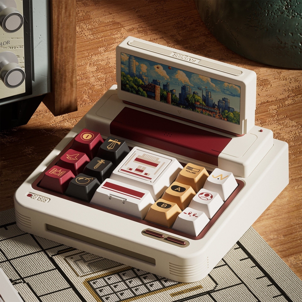 Bộ keycap 80Retros FC1983 (Cherry profile / PBT Ink-Printing + ABS Double-Shot)