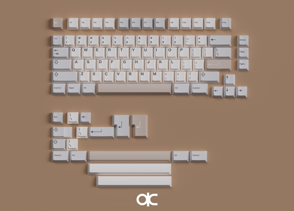 QK75 Case (Spray-coat Milky white)