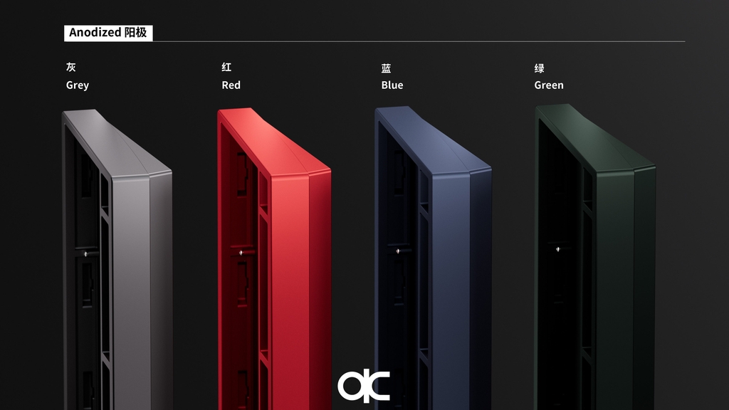 QK75 Case (Anode Green)