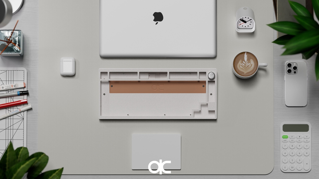 QK75 Case (Anode Grey)