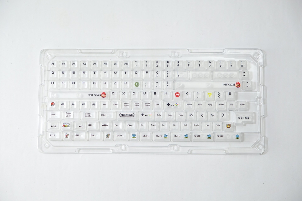 Bộ keycap Aifei Matte Transparent Retro Game (Cherry Profile / ABS)