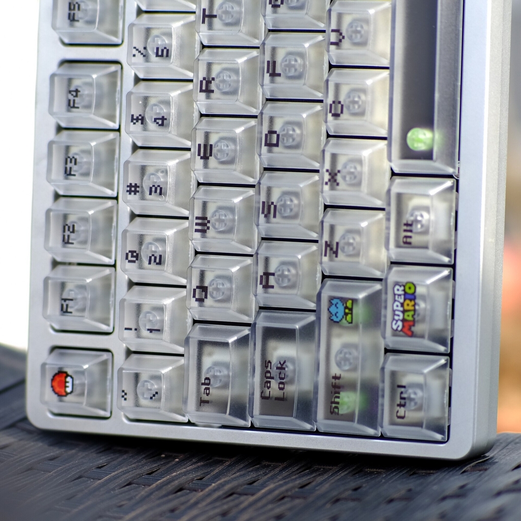 Bộ keycap Aifei Matte Transparent Retro Game (Cherry Profile / ABS)